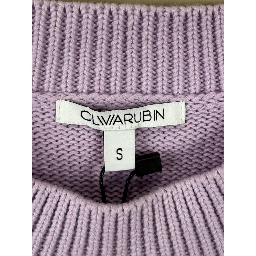 OLIVIA RUBIN Womens Carly Lilac Sleeveless Sweater Size Small Heart NWT - Picture 4 of 6